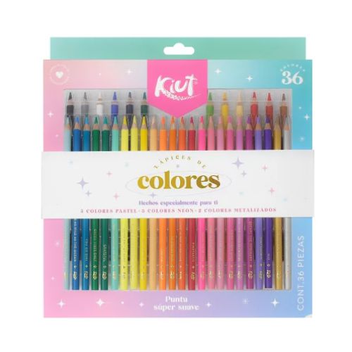 Lapices de color kiut x36