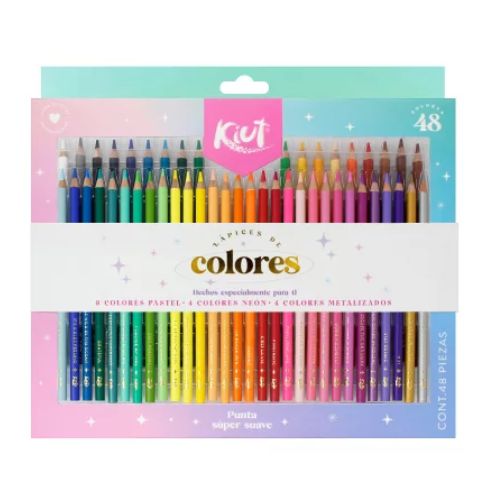 Lapices de color kiut x48