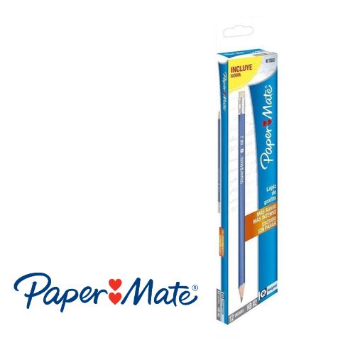 Lapiz 2hb azul paper mate