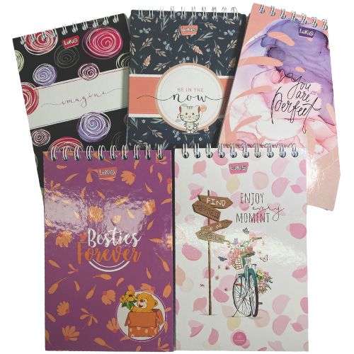 Libreta argollada pasta dura femenina