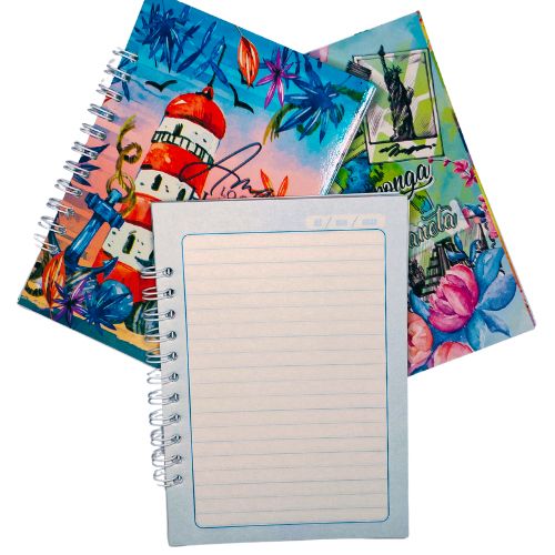 Libreta pequena argollada femenina