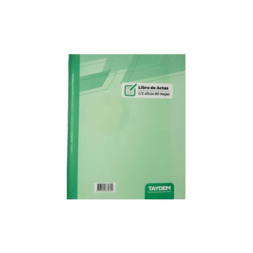 Libro de actas medio oficio 80 hojas marca taydem