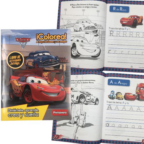 Libro didactico de aprendizaje cars