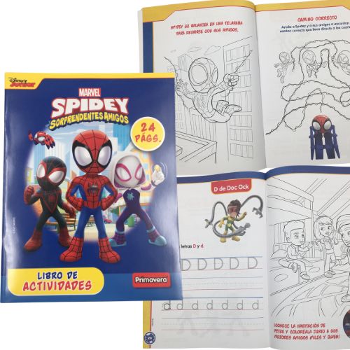 Libro didactico de aprendizaje spidey