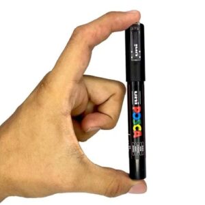 Marcadores Posca de pintura a base de agua punta fina PC-1M Negro