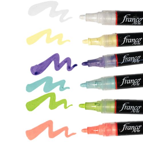 Marcadores Acrílicos Colores Destello - Franco Arte