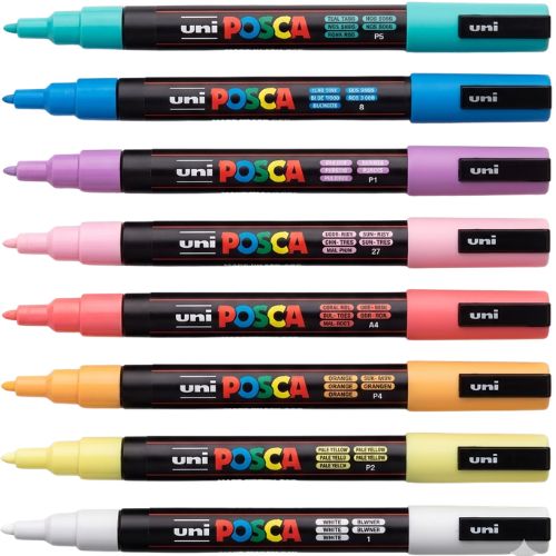 Posca pastel PC-1M x8 markers