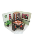 Materiales para maqueta lugares interiores comedor