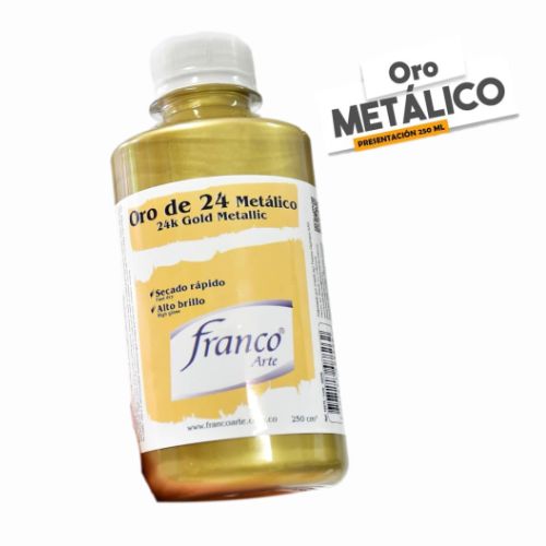 Oro 24k metalico franco arte