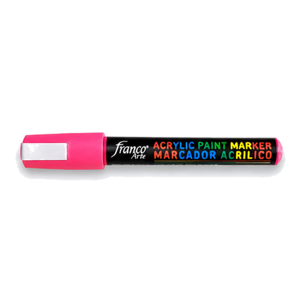 Imagen principal del marcador Franco Arte Fucsia Opaco, SKU 40597-9, recreación ilustrativa IA, 1000 × 1000 px