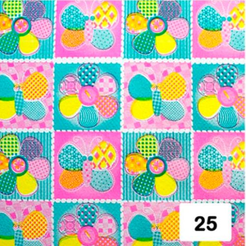 Papel arte estampadaCuadros Flores Mariposas