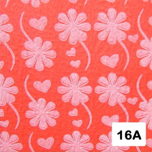 Papel arte flores fondo naranja