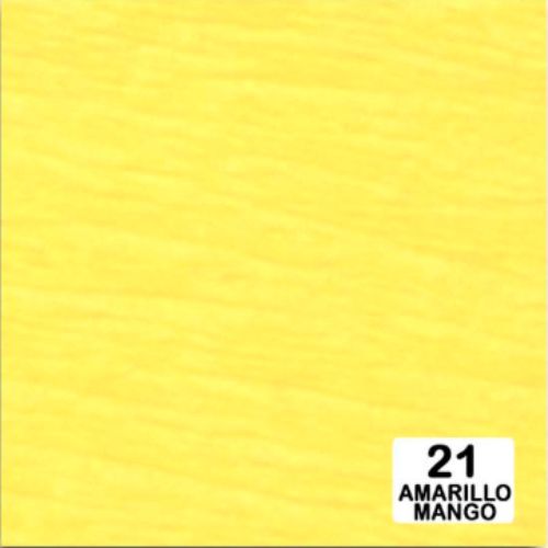 Papel crepe amarillo mango