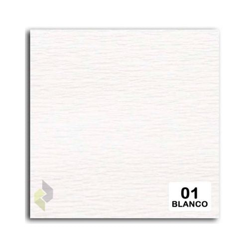 Papel crepe blanco