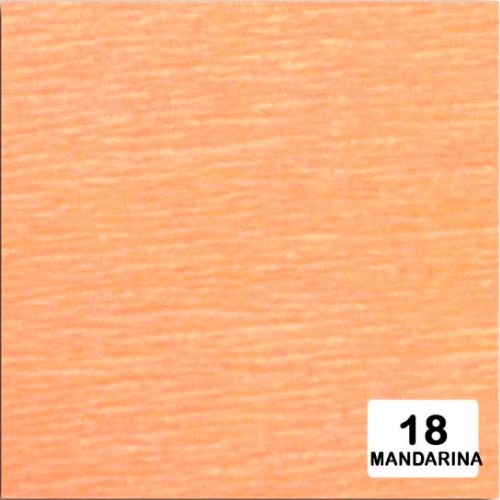 Papel crepe mandarina