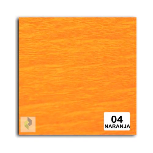 Papel crepe naranja
