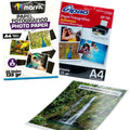 Papel Fotográfico Adhesivo Brillante Carta 135 g x 20 Hojas