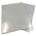 policover, caratulas plasticas x50 para encuadernacion - Carta Transparente