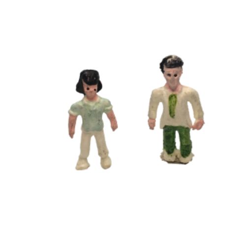 Personas x 2 plasticas para maqueta