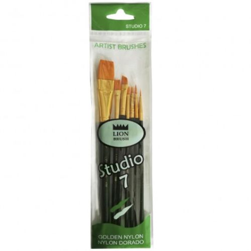 Pincel de nylon studio7 mixtos
