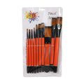 Pinceles cabo naranja ah royal x 10 mixtos