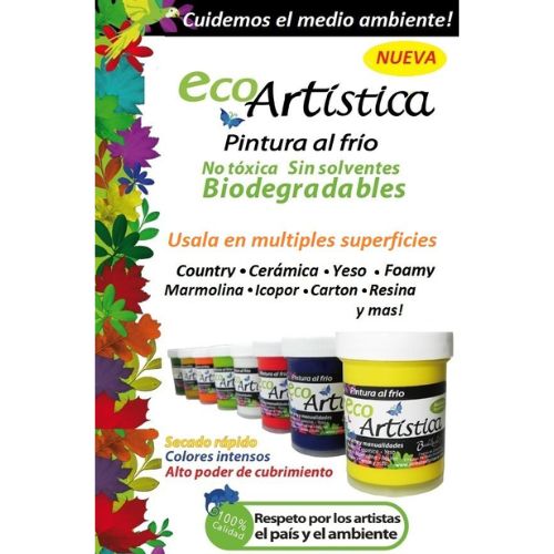 Pintura a base de agua biodegradable bordaliquido