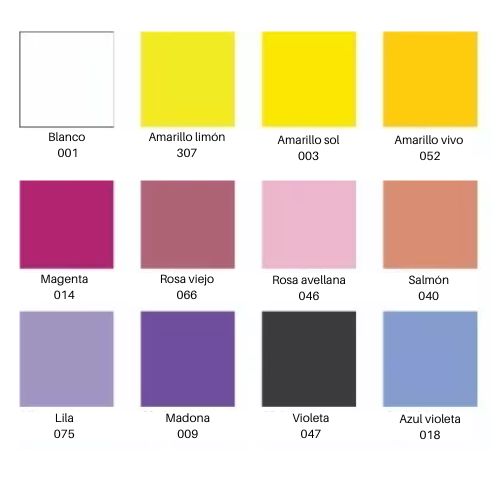 Pintura acrilica colores amarillos