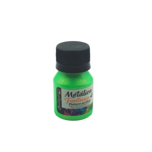 Pintura acrilica metalica limon
