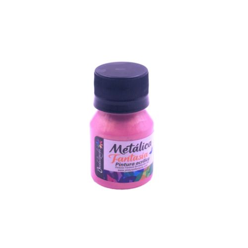 Pintura acrilica metalica magenta