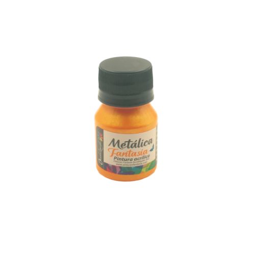 Pintura acrilica metalica naranja