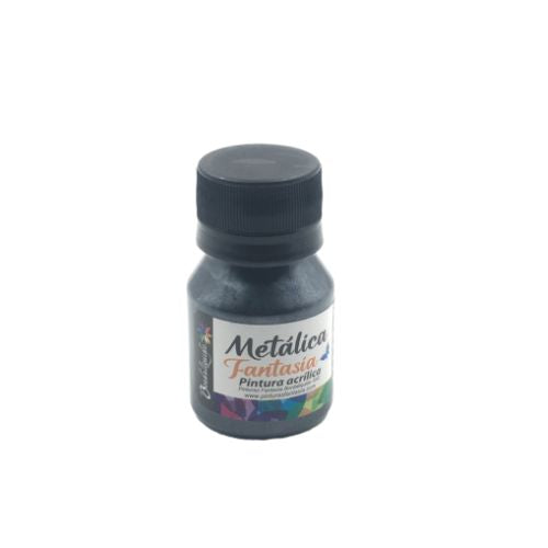 Pintura acrilica metalica negro
