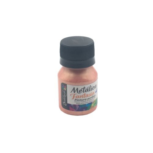 Pintura acrilica metalica oro rosa