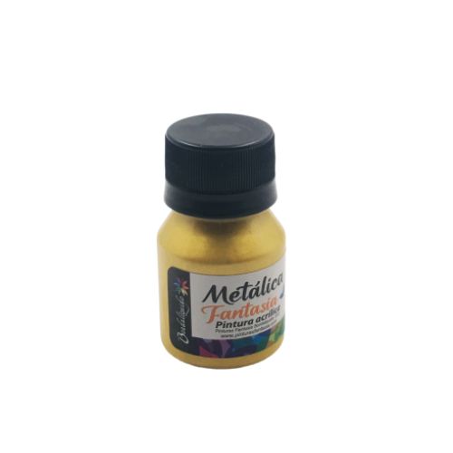 Pintura acrilica metalica oro