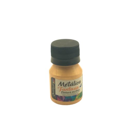 Pintura acrilica metalica perlina naranja