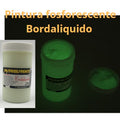 Pintura fosforescente bordaliquido