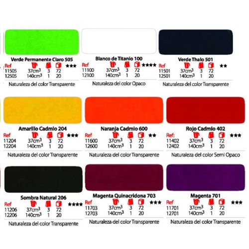 Pintura oleo precio franco arte 140ml colores oscuros o luminosos