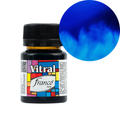 Pintura Vitral Franco Arte 30 ml, Traslucida para Manualidades - Azul