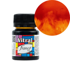 Pintura Vitral Franco Arte 30 ml, Traslucida para Manualidades - Naranja