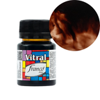 Pintura Vitral Franco Arte 30 ml, Traslucida para Manualidades - Pardo