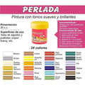 Pintura perlada para tela bordaliquido