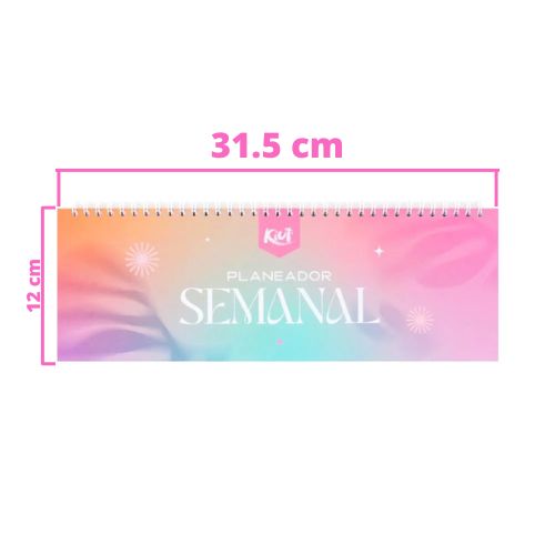 Planificador semanal colores misticos