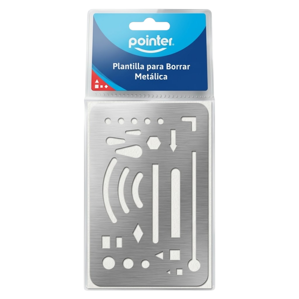 Plantilla para borrar metálica Pointer ER-002