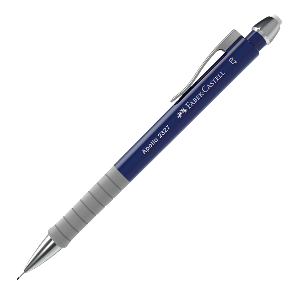 Portaminas Faber-Castell Apollo 0,7 mm Azul Oscuro