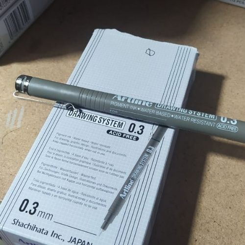 Rapidografo artline en todas las medidas des 1 hasta 8 con su caja de fondo