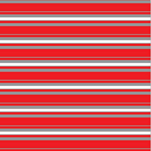 Rayado rojo gris blanco