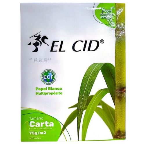 Resma papel para imprimir carta blanco el cid