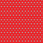 Papel regalo Clasicos Rojo corazones plateados