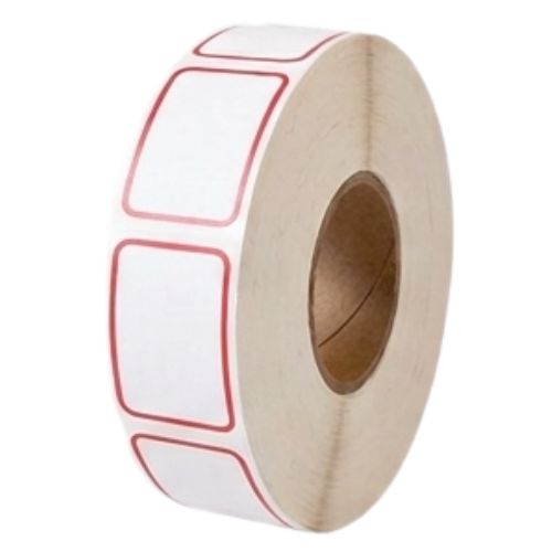 Etiquetas Autoadhesivas para Precios 22mm x 17mm con Marco Rojo