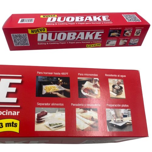 Rollo papel para hornear duobake 35cm x 23 metros