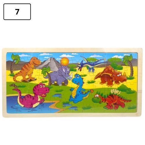 Rompecabezas infantil grande de madera 7